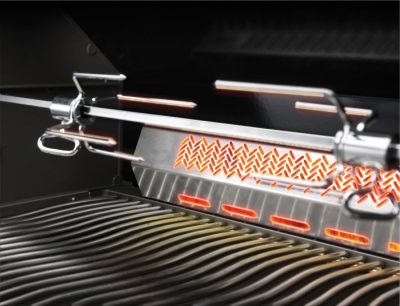 Napoleon Gasgrill mit Heckbrenner Napoleon Gasgrill mit Heckbrenner als Gas Vertikalgrill