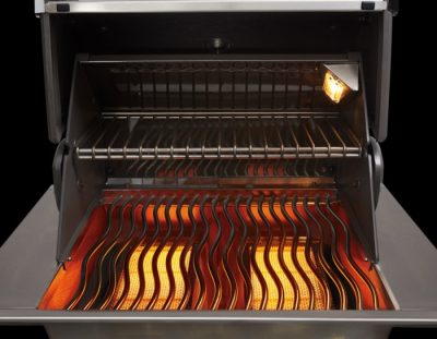 Napoleon Prestige PRO 825 mit Sizzle Zone Area Die Sizzle Zone Area des PRO 825 besteht aus einer doppelten Sizzle Zone
