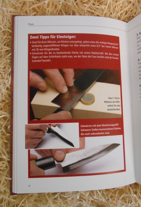 Kleine Tipps helfen Ihnen enorm beim Schärfen der Messer