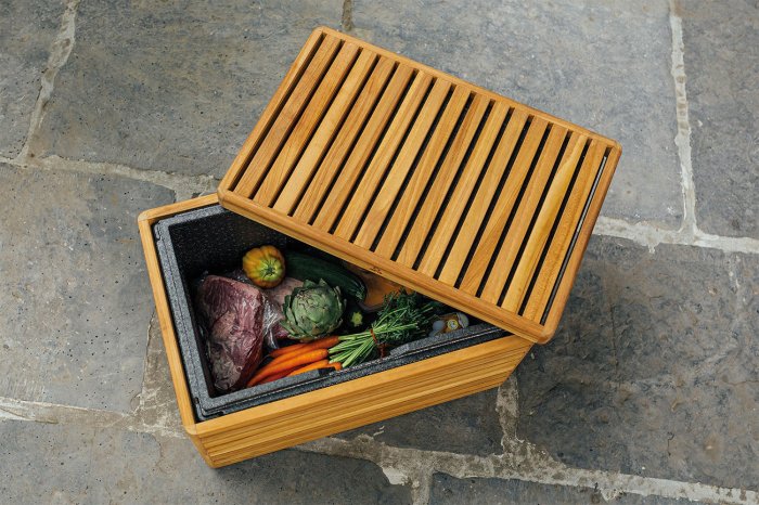 OFYR Cooler - Kühlbox aus Teakholz