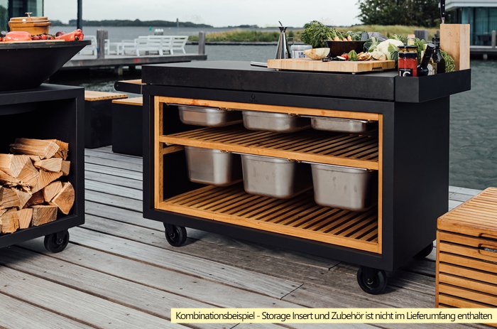 OFYR Mise en Place Table Black 135 PRO Keramik