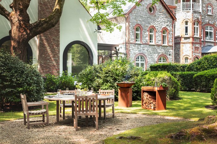 Ofyr Feuerstelle Classic Corten 85 für den Garten