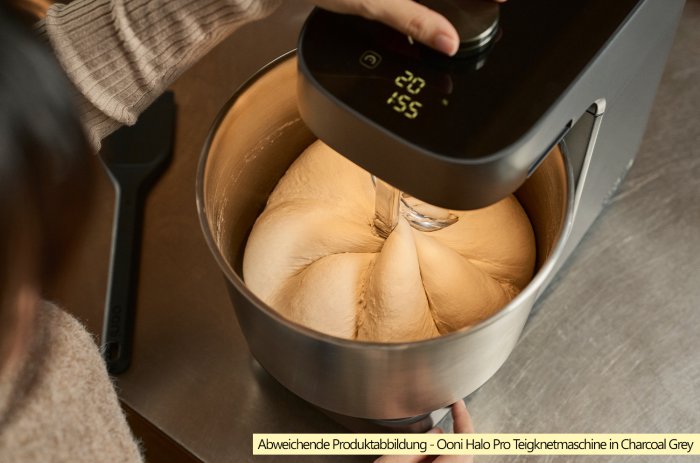 Ooni Teigknetmaschine Halo Pro mit professioneller Spiral-Knettechnologie
