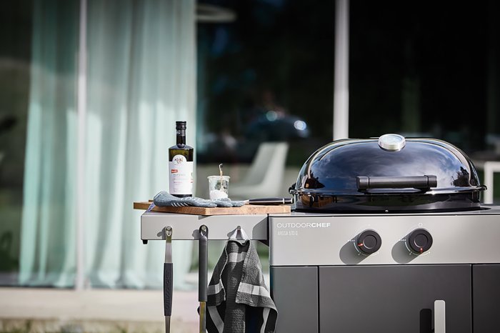 Outdoorchef Gas Kugelgrill Arosa 570 G Evo in Grey Steel