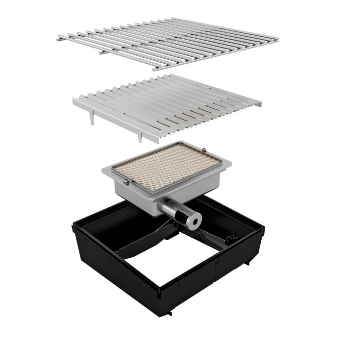 Outdoorchef Arosa Blazing Zone Infrarotbrenner mit Heat Diffuser Outdoorchef Arosa Blazing Zone Infrarotbrenner mit Heat Diffuser