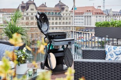 Outdoorchef Gas Kugelgrill Ambri 480G Evo Outdoorchef Gas Kugelgrill Ambri mit einzigartigem EASY FLIP Trichtersystem zur direkten und indirekten Grillen