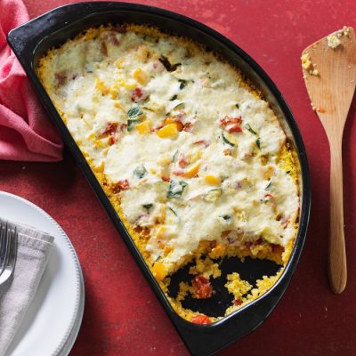 Grillschale zum Zubereiten von Aufläufen, Gratins und anderen Ofengerichten auf dem Grill