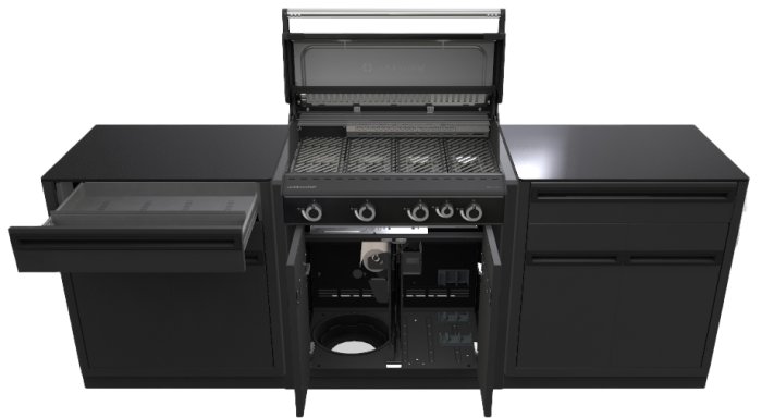 Outdoorchef HEAT Outdoorküche mit HEAT X-415 RB K Gasgrillmodul