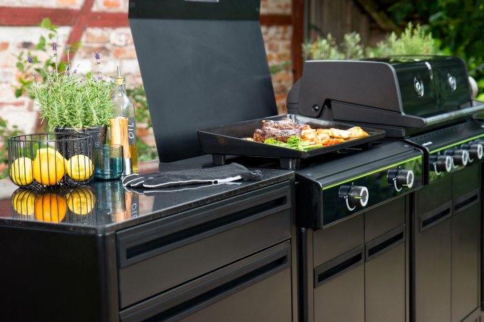 Outdoorchef HEAT Outdoorküche Starterset inkl. XL Plancha für Blazing-/Cooking Zone Grillmodul