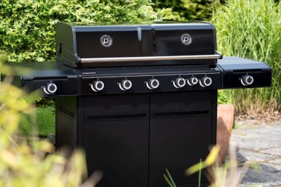 Outdoorchef Gasgrill HEAT X 545 mit Profi Ausstattung inkl. Blazing und Cooking Zone, mit Heckbrenner