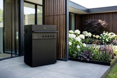 Der QUBE mit Grillfürst QUBE Grillschrank in Midnight Black
