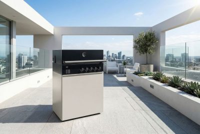 Outdoorchef QUBE Black Gasgrill mit Grillfürst Edition Unterschrank in Soft Beige Outdoorchef QUBE Black Gasgrill mit Grillfürst Edition Unterschrank in Soft Beige