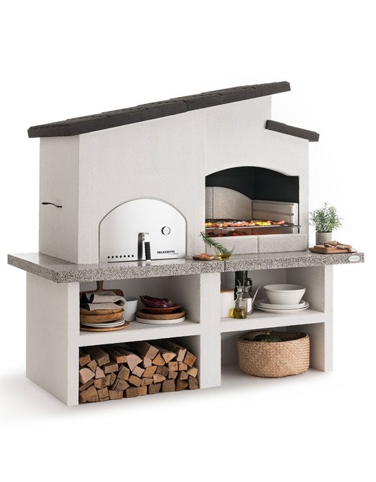 Palazzetti Outdoor Küche New Zealand 2 mit Pizzaofen
