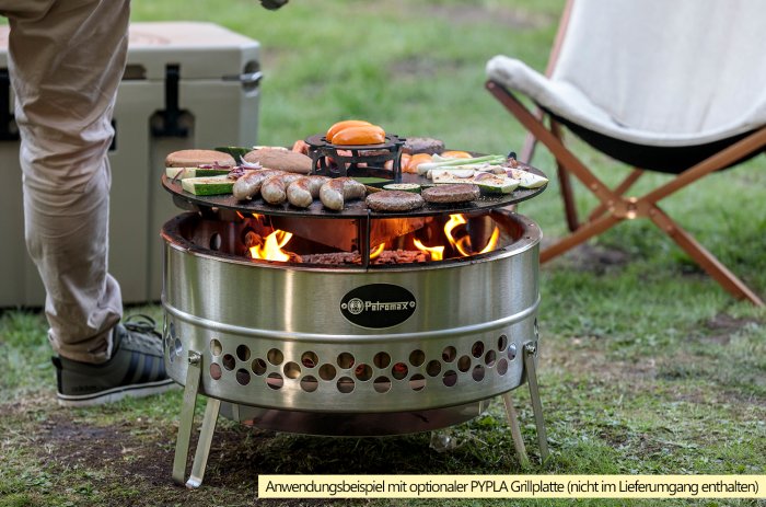 Petromax Feuerschale Tyropit mit optionaler Grillplatte