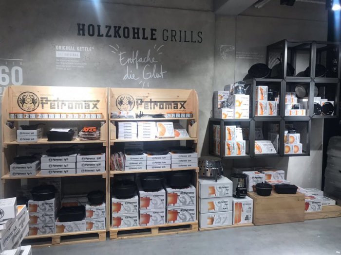 Der Grillfürst Store in Kassel mit Petromax Sortiment
