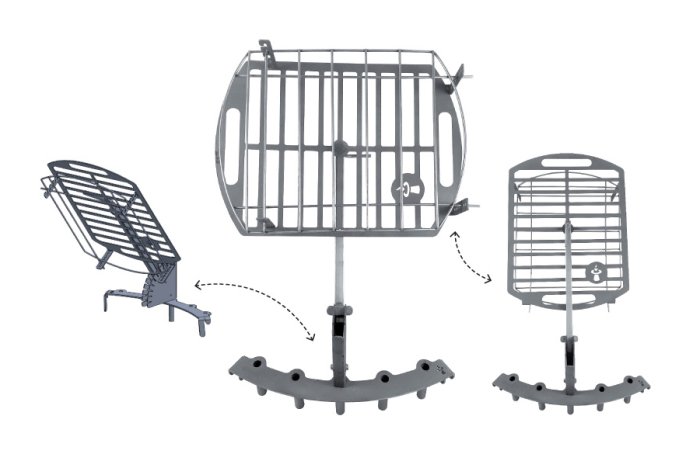 Funktionsweise des Remundi Grill Moduls Beef Rib Halter