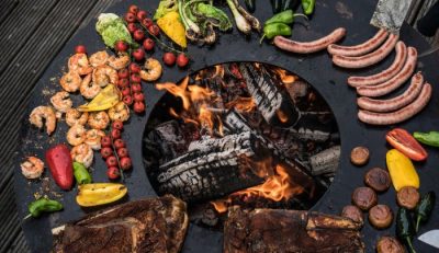 Grillen auf der Remundi Feuerplatte