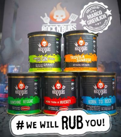 BBQ Rubs von Rock'n Rubs: Hocharomatisch und extrem lecker! Außergewöhnlich leckere BBQ Rubs von Marco Greulich