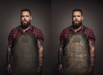 Rock'n Rubs Grillhandschuhe und Leder Grillschürzen