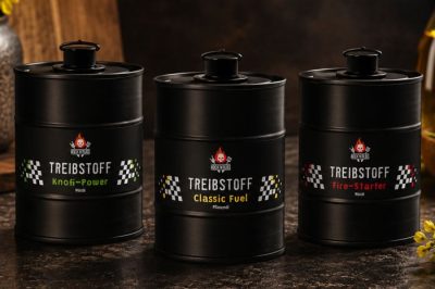 Rock'n Rubs Treibstoff - Rapsöl in 3 Sorten