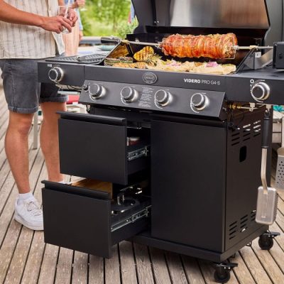 Rösle Gasgrill Station Videro Pro-S Lässt keine Wünsche offen: Rösle Gasgrill Videro Pro-S mit Seitenkocher & Primezone