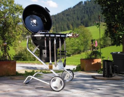 Rösle Kugelgrill Air Kugelgrills - Allrounder zum direkten und indirekten Grillen (hier: Rösle Holzkohle Kugelgrill Air)