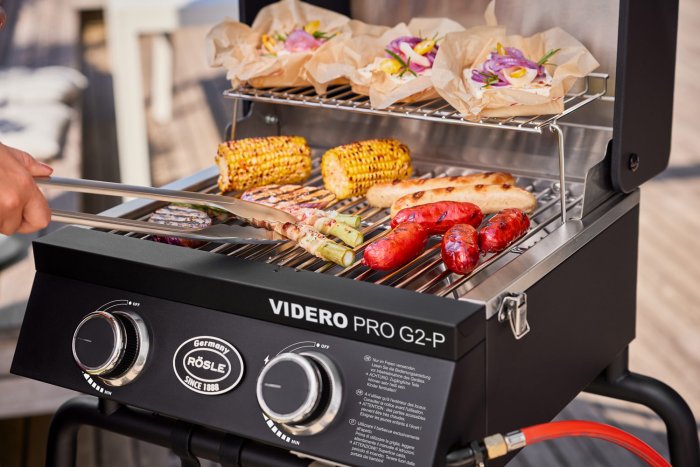 Rösle Videro Pro G2-P mit Warmhalterost