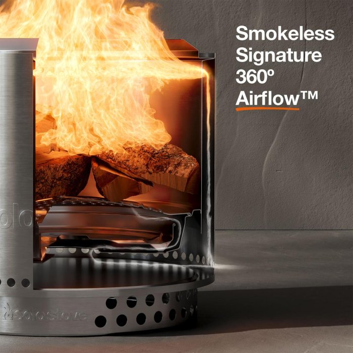 Signature 360° Airflow™ Technologie bei der Solo Stove Bonfire Feuerschale