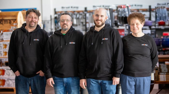 Grillfürst Team Gründau - Eric, Daniel, Kevin und Cinzia