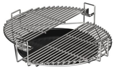 Das Multilevel Cooking System kann mit verschiedenen Einsätzen bestückt und kombiniert werden