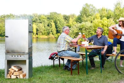 Kalträuchern im Thüros Räucherofen Überall einsetzbar – Räucherofen mit Holzkohle von Thüros
