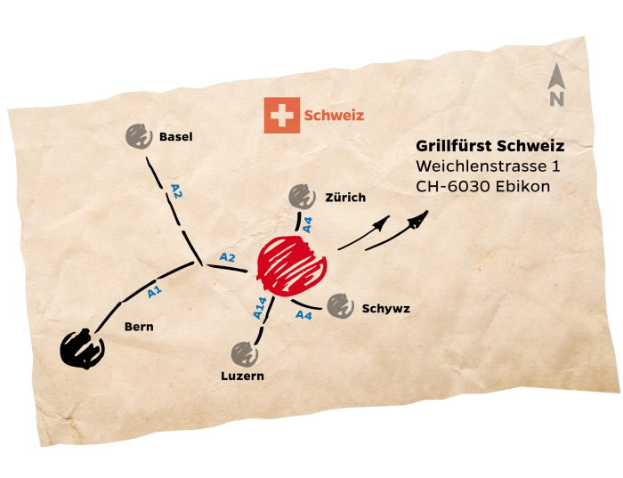 Der Grillfuerst Store in der Schweiz, Ebikon Der Grillfuerst Store in der Schweiz, Ebikon