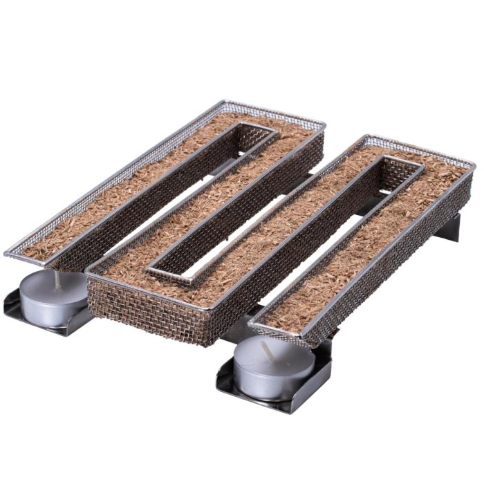 Grillfürst Edelstahl Kaltrauchgenerator eckig