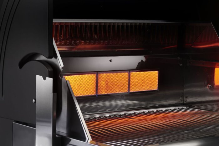 Backburner für Gerichte mit Drehspieß