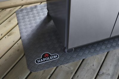 Bodenschutzmatte für den Grill schützt Holzterrassen vor Schmutz und Fettspritzern Bodenschutzmatte für den Grill schützt Holzterrassen vor Schmutz und Fettspritzern