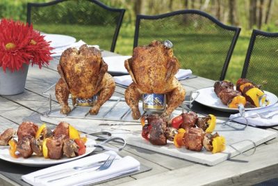 Napoleon Grillguthalterungen: Geflügelhalter für köstliche Grillhähnchen Napoleon Geflügelhalter für köstliche Grillhähnchen