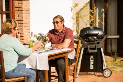 Napoleon TravelQ Balkon Gasgrill mit Unterwagen Napoleon TravelQ Balkon Gasgrill mit Unterwagen braucht nur wenig Platz
