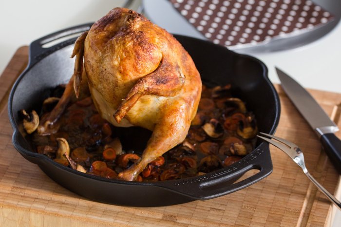 Perfekte Grillergebnisse mit dem Geflügelbräter cf30 aus Gusseisen von Petromax