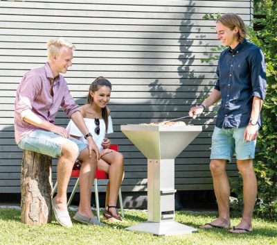 Der Klassiker aus Thüringen: Thüros Grill der T-Linie - Säulengrills mit Kaminzug