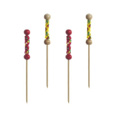 40 Fingerfood - Spieße 7,5 cm "Mexico"