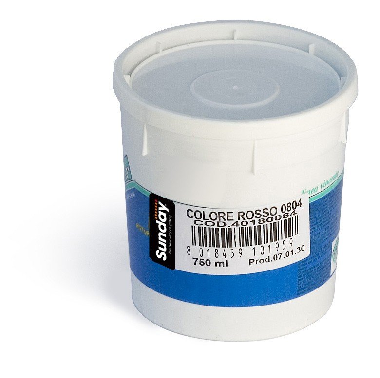 Farbe für Gartenkamine – rot – 1 kg