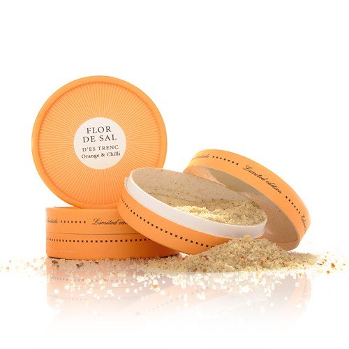 Flor de Sal D Es Trenc Orange & Chili - zarte Salzflocken Limited Edition - 60 g