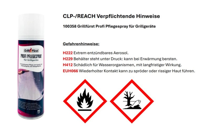 Grillfürst Grillreiniger-Set für Outdoorchef Qube - Reiniger und Pflege Komplettset
