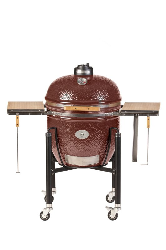 Monolith Grill LeChef Red mit Gestell und Seitentischen MG23R - Set - Auslaufmodell