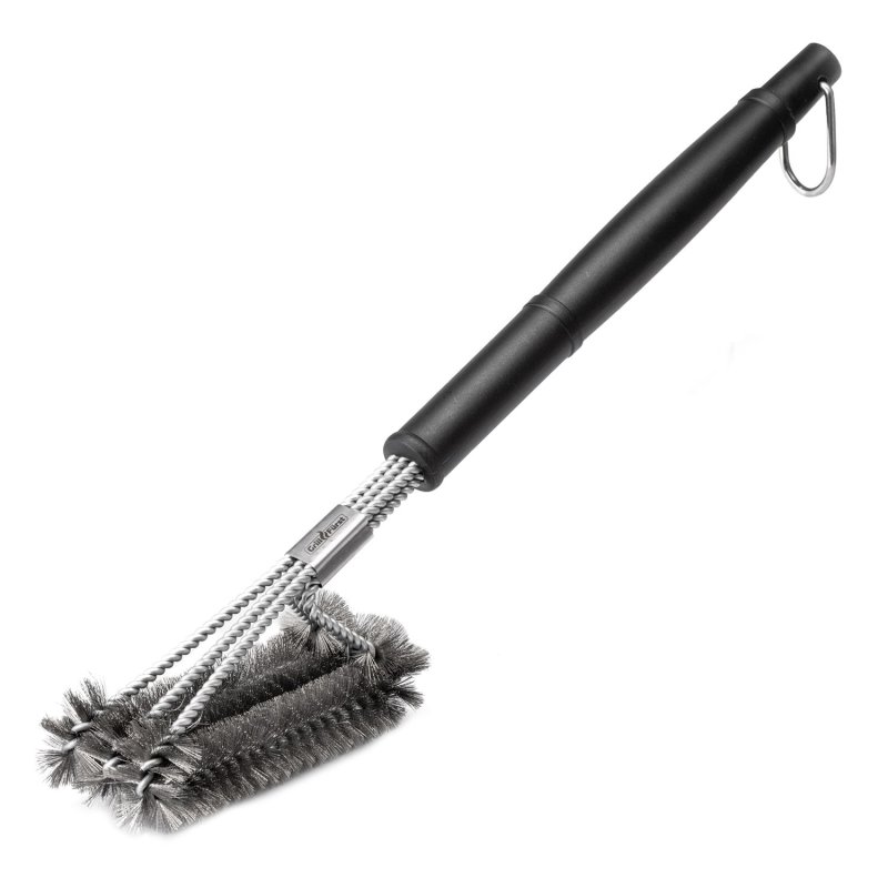 Grillfürst Reinigungsset für Edelstahlroste mit Edelstahl Grillbürste, Grillreiniger Spezial Lösung und Trennspray