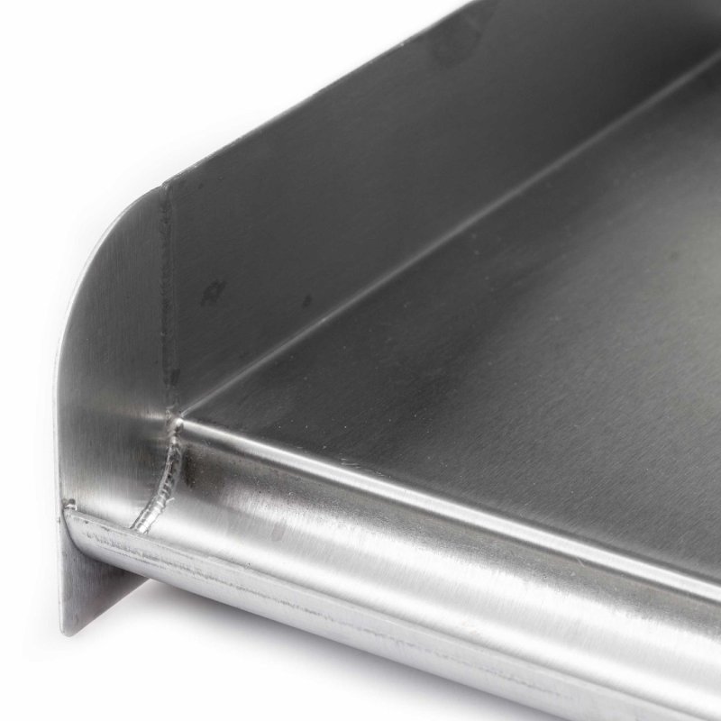 Grillfürst Edelstahl Plancha / Grillplatte / Teppanyaki Pfanne - 32 x 28 cm