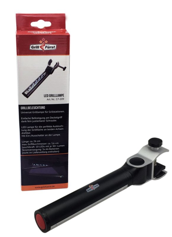 Grillfürst Universal LED Grilllampe / Grilllicht / Grifflicht