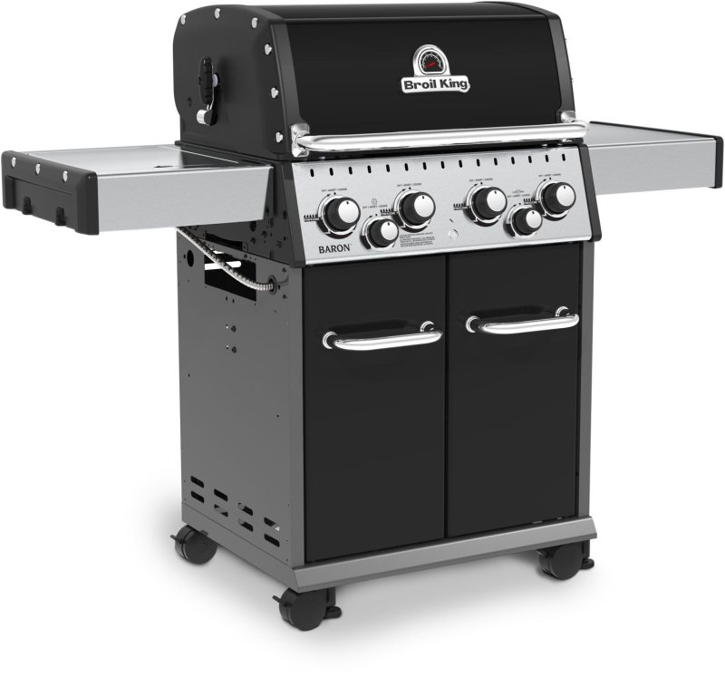 Broil King Baron 490 Black inkl. Drehspieß + Motor Broil King Baron 490 Black inkl. Drehspieß + Motor