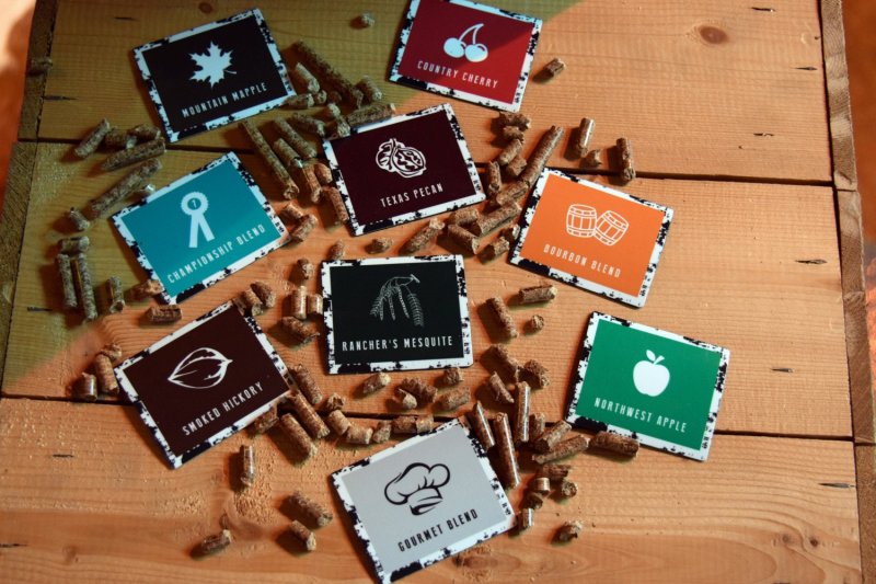Smokey Bandit Magnetsticker für Pelletsorten 9 Stk.