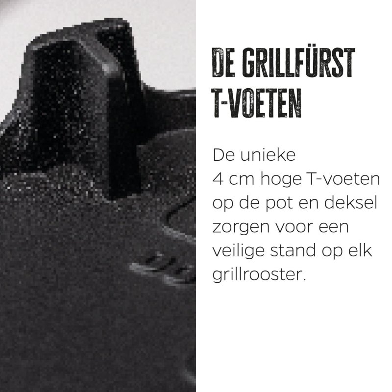 Grillfürst Dutch Oven BBQ Edition DO4 - inkl. Dutch Oven Fibel/Fibel XXL und Winterrezepte